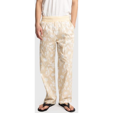 Heren Katoenen Bloemige Breipantalon
