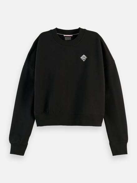 Scotch & Soda Core Embroidered Logo Sweatshirt