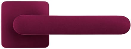 Deurkruk OneQ - Colombo Design Mood Collection - Claret Violet - vierkant rozet - set