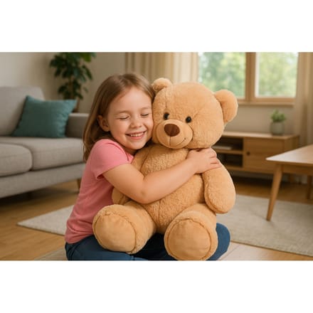 Pluchiez Knuffelbeer - Knuffel Groot - Grote Knuffelbeer - 100 cm