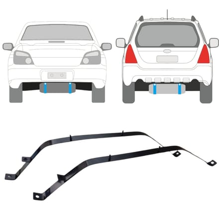 Brandstoftank klemmen voor Subaru Impreza GD GG 2000-2007