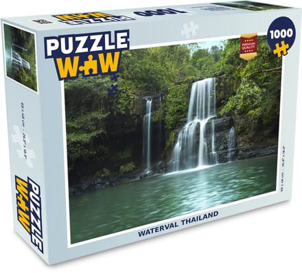 Puzzel Waterval - Thailand - Tropisch - Legpuzzel - Puzzel 1000 stukjes volwassenen