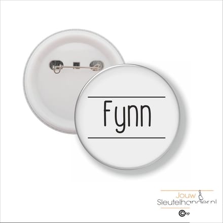 Button Met Speld 58 MM - Fynn
