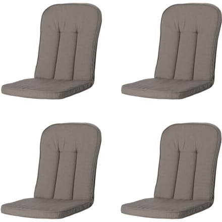 Madison - Tuinkussen Carlo / Calvia Rib liver - Ca. 100x48 cm - Set van 4