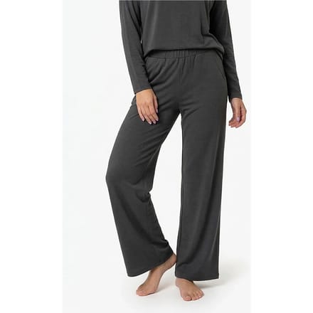 Long Viscose Pants DONKERGRIJS