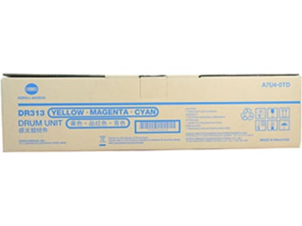 Konica Minolta A7U40TD / DR-313 Drum Kit Cyaan Magenta Geel