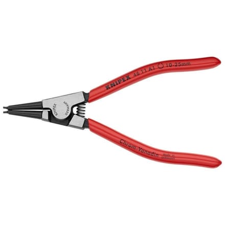 KNIPEX borgveertang A 1, voor assen Ø 10-25 mm, rechte punten, chroom-vanadium-staal, zwart geatramenteerd