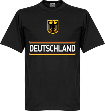 Duitsland Team T-Shirt - Zwart - Kinderen - 152
