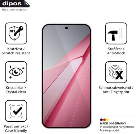 dipos – 2x Pantserfolie geschikt voor Oppo K15 Pro+ | 9H Screenprotector