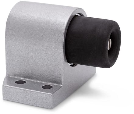 Deurstopper - Zilvergrijs - Zamac - Dulimex - vloermodel Robusto zilvergrijs, 90x72 mm