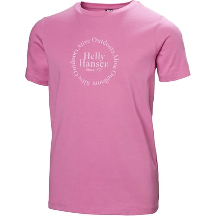 Helly Hansen Graphic Jr T-shirt Met Korte Mouwen Roze 8 Years Kinderen