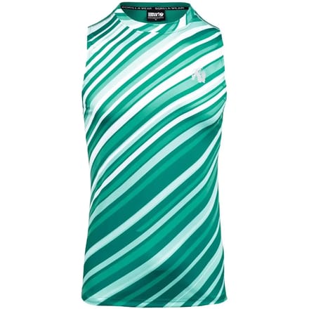 Gorilla Wear Easton Tank Top - Groen/Wit - M