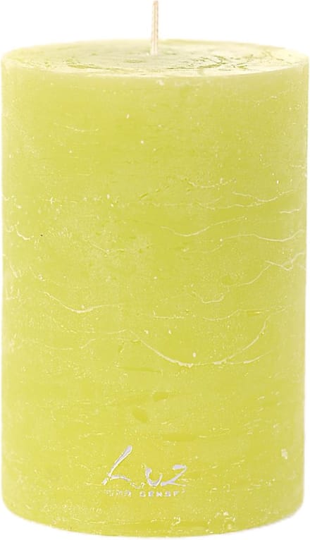 Rasteli Luz Your Kaars Cilinder Groen-Lime Groen D 9 cm H 13 cm