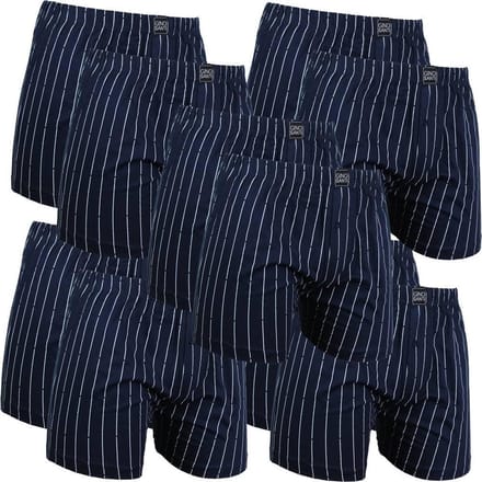 Gino Santi Klassieke boxer 8+2gratis pak Navy Pin Stripes