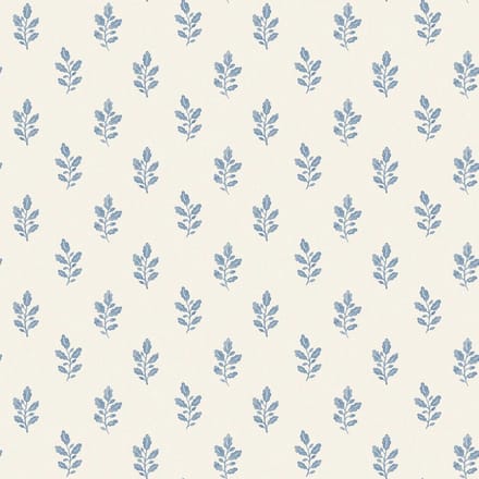 Boråstapeter Vliesbehang 7775 - Adorn - Botanisch Blauw - 53cm x 10.05m