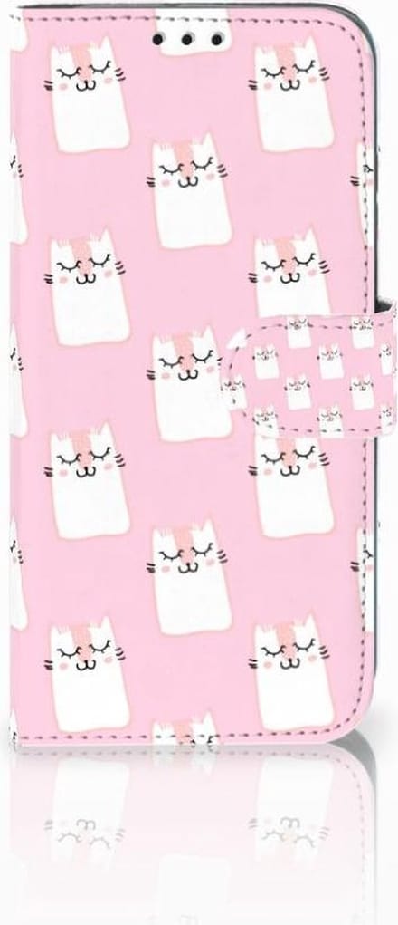 Honor 10 Lite Telefoonhoesje met Pasjes Sleeping Cats