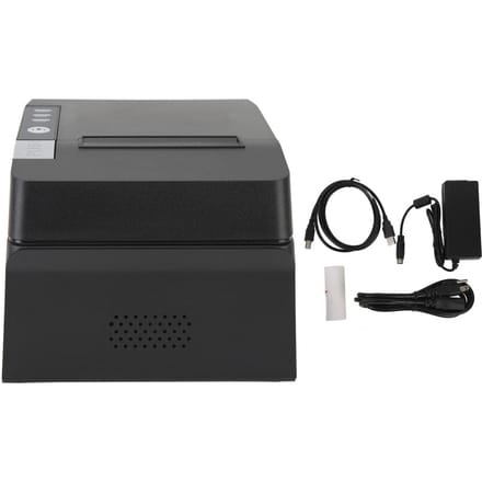 80mm USB Thermische Bonprinter Restaurant Keukenprinter met Automatische Snijder USB Ethernet Interface gray