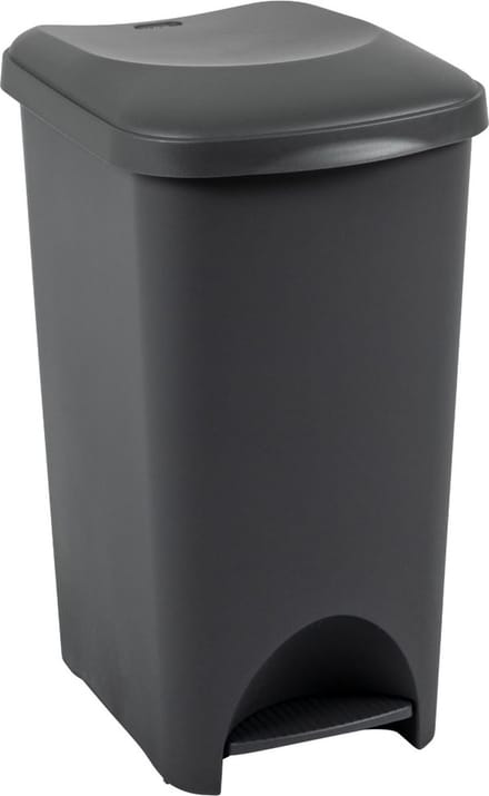 Pedaalemmer - prullenbak - afvalbak - 40 liter – Voetpedaal - Antraciet