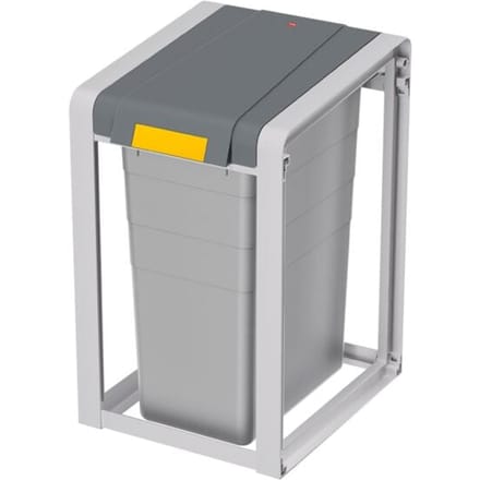 Hailo ProfiLine Öko XL 9352020 Afvalscheidingssysteem 35 l Kunststof (l x b x h) 382 x 350 x 570 mm Grijs 1 stuk(s)