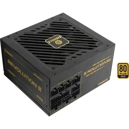 Enermax REVOLUTION III Voeding - 1000 Watt - 120 mm - ATX 3.1 - 80 Plus 80 PLUS Gold