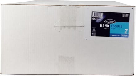 Propia handdoek papier 2 laags 4 pak a 800 stuks Z vouw