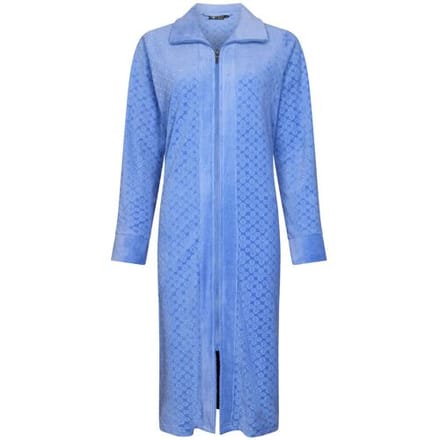 Velours blauwe badjas Pastunette - Blauw - Maat - S