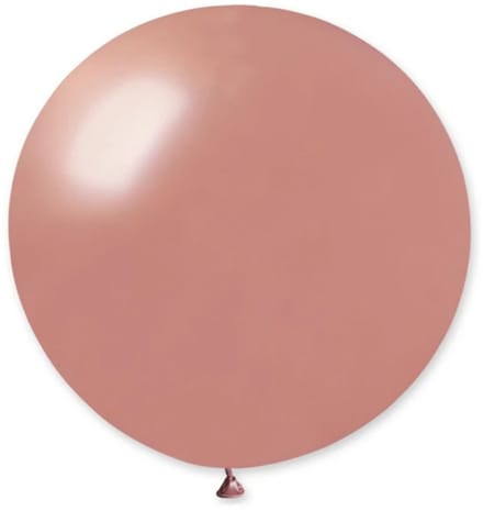 Topballon Latex - Metallic Rosé Goud - 80 cm