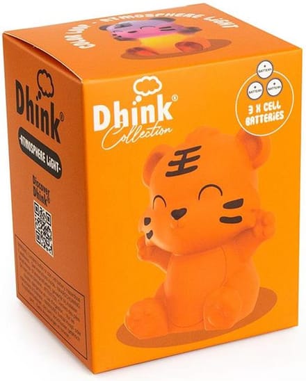 Dhink - Nachtlampje tijger - siliconen materiaal
