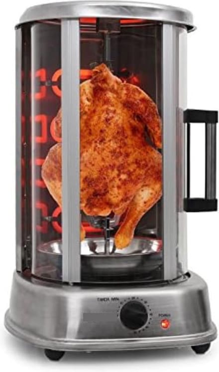 Doner Grill - Kebab Grill - Verticale Grill - Zilver