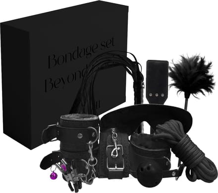 Cupitoys® Bondage set - Beyond Black - 9-delig