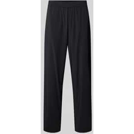 Broek met elastische band en achterzakken