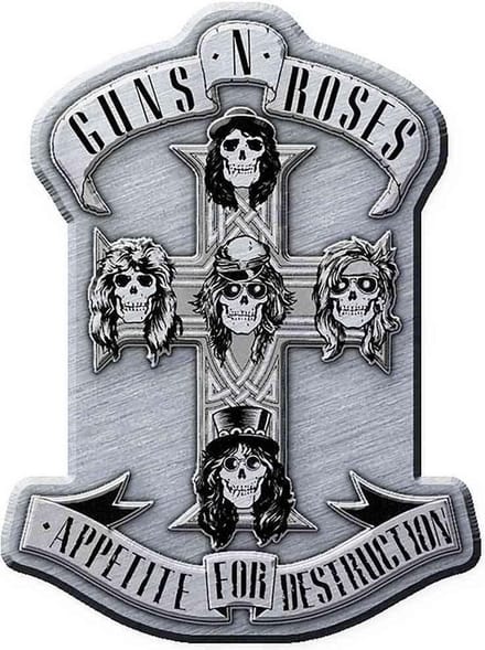 Guns N' Roses - Appetite Pin - Zilverkleurig