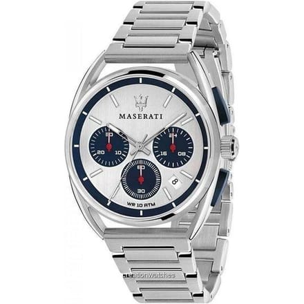 Montre Homme Maserati Trimarano Chronographe Quartz R8873632001 argenté/blanc