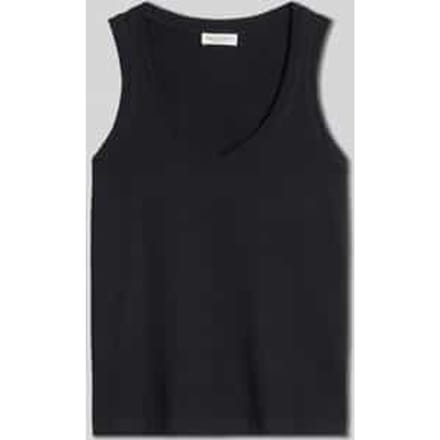 regular fit top van puur katoen