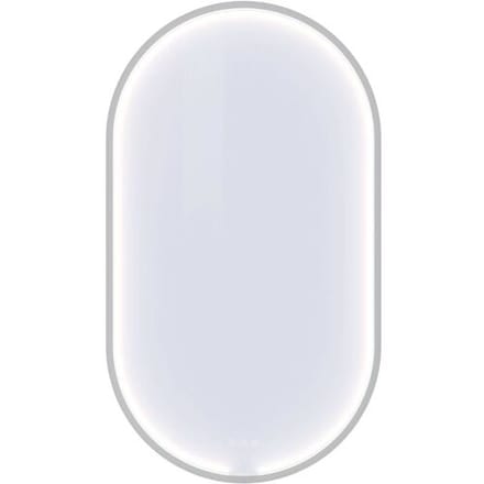 Dansani You Moon bathroom mirror 105x60 cm, LED, white matt