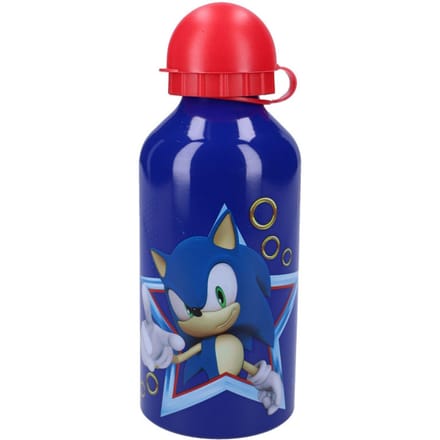 Sonic Really Refreshing - Schoolbeker en Drinkfles - 500ml - Aluminium - Blauw