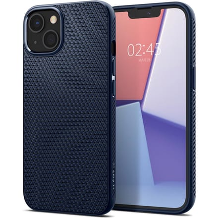 Spigen Liquid Air Apple iPhone 13 Hoesje Flexibele Back Cover Blauw