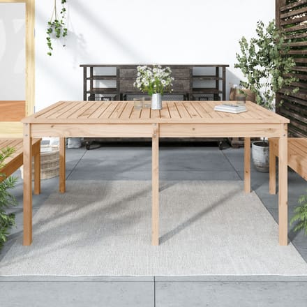 vidaXL - Tuintafel - 159,5x82,5x76 - cm - massief - grenenhout