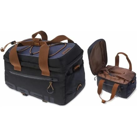 Basil Miles Bagagedragertas - Enkele fietstas - Zwart - 7 Liter
