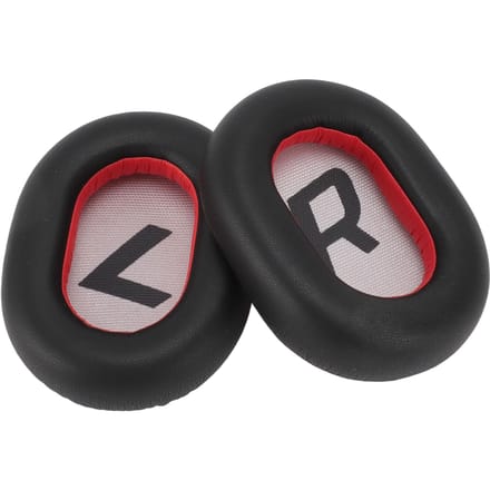 Vervangende Oorkussentjes Zacht Proteïne Leer Vervangen Oorschelpkussentjes voor Plantronics Backbeat Pro2 SE Voyager 8200 UC zwart