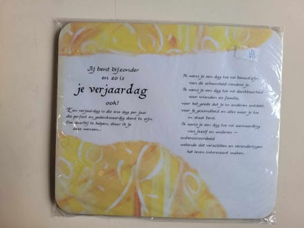 Muismat met prachtige tekst - Mousepad