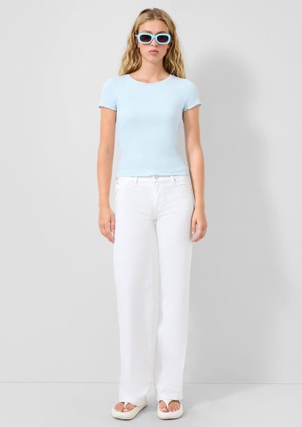QS - female - Catie jeans / Slim Fit / Halfhoog / Wijde pijpen
