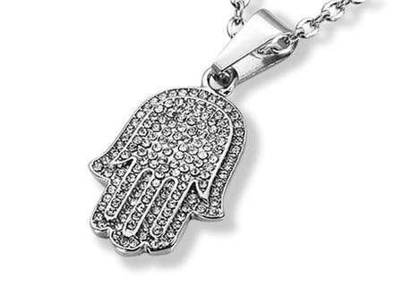 Amanto Ketting Diewa - 316L Staal - Fatima - 32x20mm - 50cm