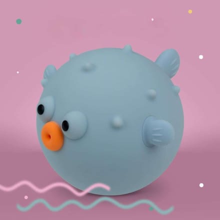 Mary’s Led Lamp Kogelvis Blow Fish Blauw