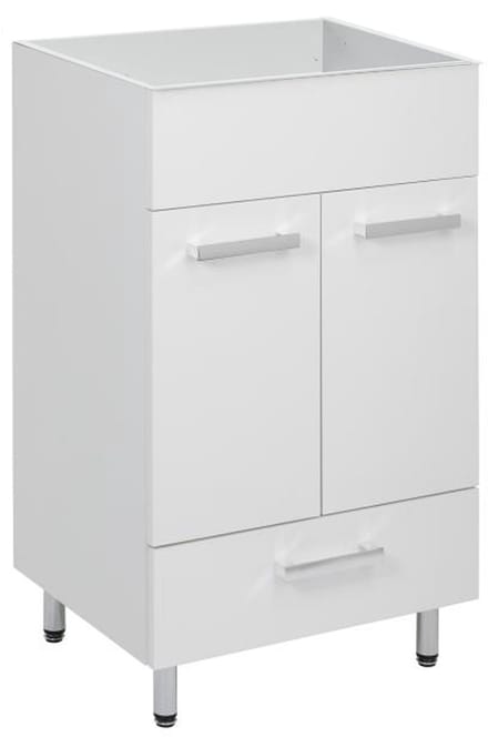 STAMAR - Badkamerkast 49,7cm met Lade - Badkamermeubel - Wit