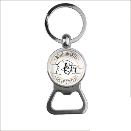 Bieropener Glas - Beste Meester
