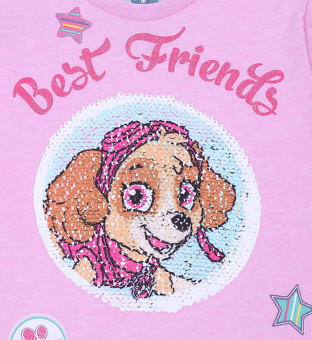 Roze shirt met lange mouwen - PAW PATROL NICKELODEON