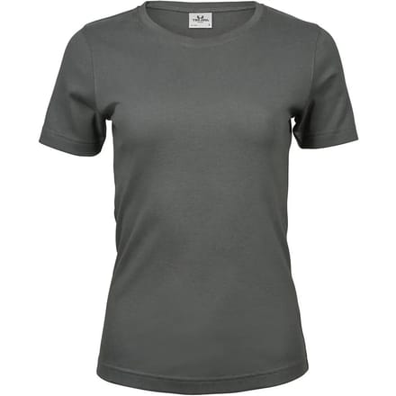 Tee Jays - Dames Interlock T-shirt - Powder Grey maat M