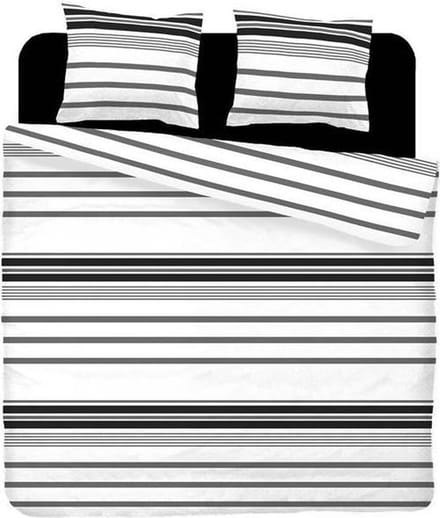Snoozing Babet - Flanel - Dekbedovertrek - Eenpersoons - 140x200/220 cm + 1 kussensloop 65x65 cm - Grijs
