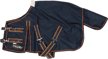 Pagony Miniature Outdoordeken 0-grams - Maat: 85 - Donkerblauw - Polyester